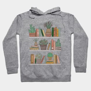 Books and Potted Plants Hoodie